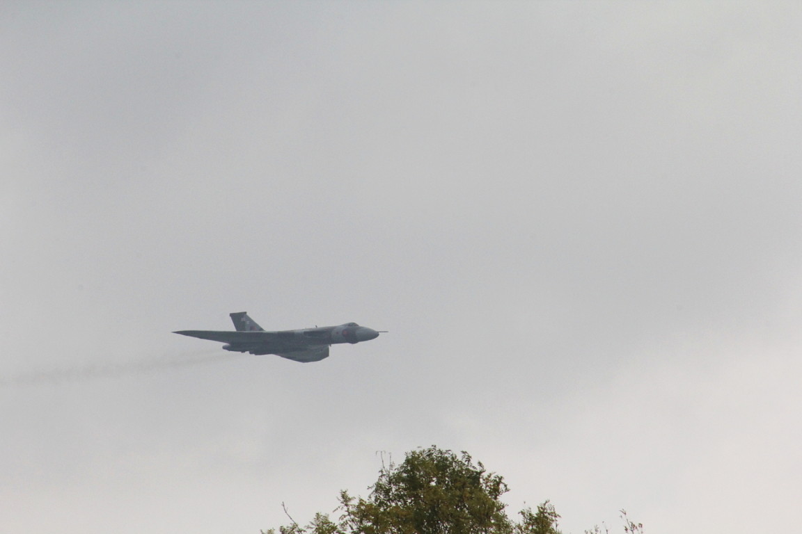 Vulcan over Menwith Hill